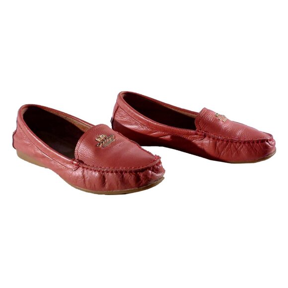 Coach Opal Pebble Grain Leather Driving Shoes - Picture 5 of 8